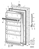 Part Location Diagram of WR78X8187 GE O. D. PANEL