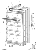Part Location Diagram of WR12X5207 GE HANDLE