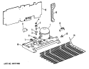 Part Location Diagram of WR02X8187 GE BRACKET