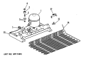 Section Diagram and Parts List for WR87X0298  General Electric Refrigerator