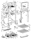 Part Location Diagram of WR71X1668 GE SHELF CANT
