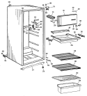 Part Location Diagram of WR71X1977 GE SHELF FF