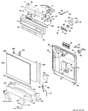 Section Diagram and Parts List for GSD3000B14  General Electric Dishwasher