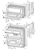 Part Location Diagram of WR71X1798 GE FRONT DOOR SHELF GE SM