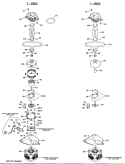 2 - SPEED Diagram and Parts List for WWA7304VLL  General Electric Washer