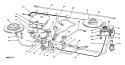 Section Diagram and Parts List for JGP641EM1WG  General Electric Cooktop