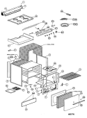 Part Location Diagram of WB30X253 GE Surface Burner - 8 Inch - 2100W