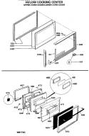 Part Location Diagram of WB2X4366 GE BRACKET-DOOR FRAME-L END