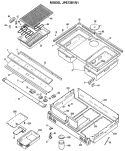 Part Location Diagram of WB30X5098 GE UNIT Assembly GRILL, 208V