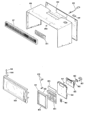 Part Location Diagram of WB27X0591 GE KEYPANEL
