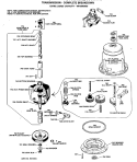 TRANSMISSION - COMPLETE BREAKDOWN Diagram and Parts List for WWA8689MAL  General Electric Washer