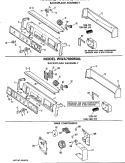 BACKSPLASH ASSEMBLY Diagram and Parts List for WWA7619MAL  General Electric Washer