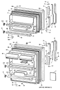 Part Location Diagram of WR12X0732 GE WR12X720