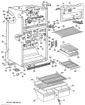 Part Location Diagram of WR17X2548 GE HANDLE Vegetable PAN