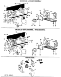 BACKSPLASH & COIN BOX ASSEMBLY Diagram and Parts List for WWC8000PAL  General Electric Washer