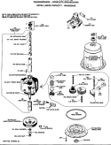 TRANSMISSION - COMPLETE BREAKDOWN Diagram and Parts List for WWA8810MAL  General Electric Washer