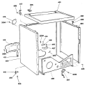 Section Diagram and Parts List for DDE9500RAM  General Electric Dryer