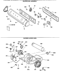 BACKSPLASH ASSEMBLY Diagram and Parts List for DDG8580RAM  General Electric Dryer