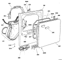 Section Diagram and Parts List for DDG8580RAM  General Electric Dryer