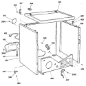 Section Diagram and Parts List for DDG8580RAM  General Electric Dryer
