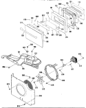 Section Diagram and Parts List for ZEK757WP1WG  General Electric Wall Oven