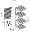 UNIT PARTS Diagram and Parts List for FP14DSERWH  General Electric Freezer
