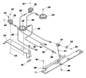 Section Diagram and Parts List for JGSP30GER1BG  General Electric Range