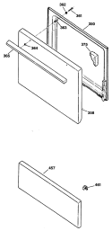 Section Diagram and Parts List for JBS02*R2  General Electric Range