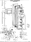 Part Location Diagram of WR17X2593 GE SHIELD RECESS
