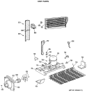 UNIT PARTS Diagram and Parts List for TBX22PCSNRWW  General Electric Refrigerator