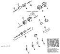 Section Diagram and Parts List for WWC8000SAL  General Electric Washer