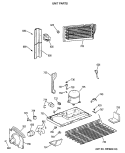 UNIT PARTS Diagram and Parts List for TBX22JITNRAD  General Electric Refrigerator