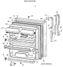 Part Location Diagram of WR71X2398 GE FRONT DOOR SHELF FF FULL
