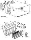 Section Diagram and Parts List for KMN15DAE2  Hotpoint Air Conditioner