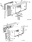 Section Diagram and Parts List for KMN15DAE2  Hotpoint Air Conditioner
