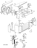 Section Diagram and Parts List for KMN15DAE2  Hotpoint Air Conditioner
