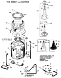 Part Location Diagram of WH02X0871 GE USE GEH WH2X871