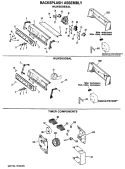 Part Location Diagram of WH10X0043 GE LATCH SLIDE