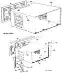 Section Diagram and Parts List for KLN18DAG2  Hotpoint Air Conditioner