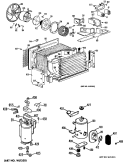 Section Diagram and Parts List for KQ710ASW1  Hotpoint Air Conditioner