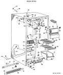 Part Location Diagram of WR40X5371 GE UNKNOWN