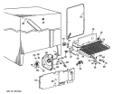 Section Diagram and Parts List for CSF20ACB  Hotpoint Refrigerator