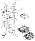 FRESH FOOD SECTION Diagram and Parts List for CSF22TCM  Hotpoint Refrigerator