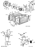 Section Diagram and Parts List for KQ908ASQ1  Hotpoint Air Conditioner
