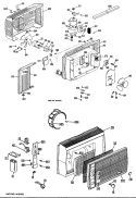 Section Diagram and Parts List for KT104FSL1  Hotpoint Air Conditioner
