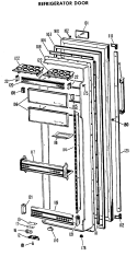 Part Location Diagram of WR78X7483 GE O D PANEL FF