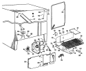 Part Location Diagram of WR82X0259 GE BAFFLE SOUND