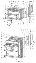 Section Diagram and Parts List for CTF16EGC  Hotpoint Refrigerator
