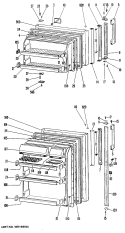Section Diagram and Parts List for CTF16GGB  Hotpoint Refrigerator