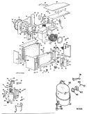Section Diagram and Parts List for KD923DTX1  Hotpoint Air Conditioner